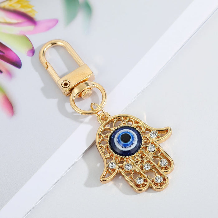 Wholesale Devil's Eye Alloy Keychain MOQ≥6 JDC-KC-Juej001 Keychains 觉际 Wholesale Jewelry JoyasDeChina Joyas De China