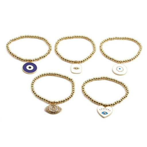 Wholesale devil's Eye Bead Elastic Bracelet JDC-BT-ML032 Bracelet JoyasDeChina Wholesale Jewelry JoyasDeChina Joyas De China