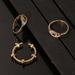 Wholesale Devil's Eye Copper Plated Real Gold Rings JDC-RS-HX128 Rings JoyasDeChina Wholesale Jewelry JoyasDeChina Joyas De China