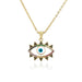Bulk Jewelry Wholesale devil's eye necklace JDC-ag114 Wholesale factory from China YIWU China
