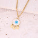 Wholesale Devil's Eye Pendant Fashion Stainless Steel Necklace JDC-NE-Bingm017 necklaces 冰萌 6# Wholesale Jewelry JoyasDeChina Joyas De China