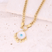 Wholesale Devil's Eye Pendant Fashion Stainless Steel Necklace JDC-NE-Bingm017 necklaces 冰萌 Wholesale Jewelry JoyasDeChina Joyas De China
