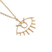 Wholesale devil's Eye Pendant titanium steel necklace JDC-NE-ML049 NECKLACE JoyasDeChina Ml-ssn00164 golden Wholesale Jewelry JoyasDeChina Joyas De China
