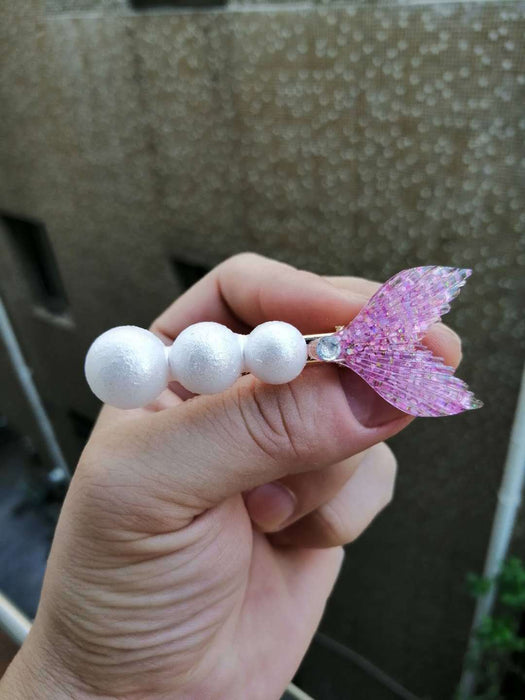 Wholesale diamond banger pearl simple hair Scrunchies JDC-HS-ZhuoM002 Hair Scrunchies 卓美 shan zi k9 Wholesale Jewelry JoyasDeChina Joyas De China