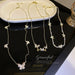 Wholesale diamond-encrusted butterfly alloy necklace JDC-NE-BaoY008 Necklaces 宝钰 Wholesale Jewelry JoyasDeChina Joyas De China