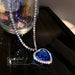 Wholesale diamond-encrusted love alloy necklace JDC-NE-BaoY007 Necklaces 宝钰 Wholesale Jewelry JoyasDeChina Joyas De China