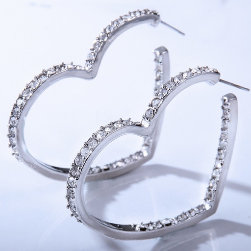 Bulk Jewelry Wholesale diamond-encrusted love earrings JDC-ES-YN024 Wholesale factory from China YIWU China