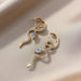 Wholesale diamond-encrusted serpentine long earrings JDC-NE-b114 earrings JoyasDeChina EZ582 Wholesale Jewelry JoyasDeChina Joyas De China