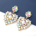 Wholesale diamond geometric alloy earrings JDC-ES-JL034 Earrings JoyasDeChina AB color Wholesale Jewelry JoyasDeChina Joyas De China