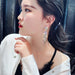 Wholesale diamond gold earrings JDC-ES-BY-132 Earrings 宝钰 Wholesale Jewelry JoyasDeChina Joyas De China