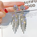 Wholesale diamond gold earrings JDC-ES-BY-132 Earrings 宝钰 sliver Wholesale Jewelry JoyasDeChina Joyas De China