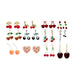 Wholesale diamond inlaid alloy Cherry Earrings JDC-ES-GSMDD030 Earrings 萌豆豆 Wholesale Jewelry JoyasDeChina Joyas De China