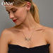 Wholesale diamond inlaid mom letter necklace simple mother's Day gift JDC-NE-D012 Necklaces 晴雯 Wholesale Jewelry JoyasDeChina Joyas De China