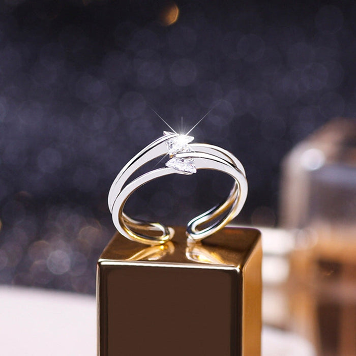 Wholesale diamond inlaid opening adjustable index finger MOQ≥10JDC-RS-NS012 Rings 尼森 Wholesale Jewelry JoyasDeChina Joyas De China