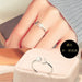 Wholesale diamond inlaid opening adjustable index finger MOQ≥10JDC-RS-NS012 Rings 尼森 moon opening adjustable MOQ10 Wholesale Jewelry JoyasDeChina Joyas De China