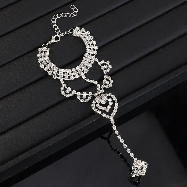 Bulk Jewelry Wholesale diamond love one chain elegant claw chain hand chain JDC-RS-e081 Wholesale factory from China YIWU China