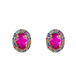 Wholesale diamond oval alloy earrings JDC-ES-JL036 Earrings JoyasDeChina Wholesale Jewelry JoyasDeChina Joyas De China