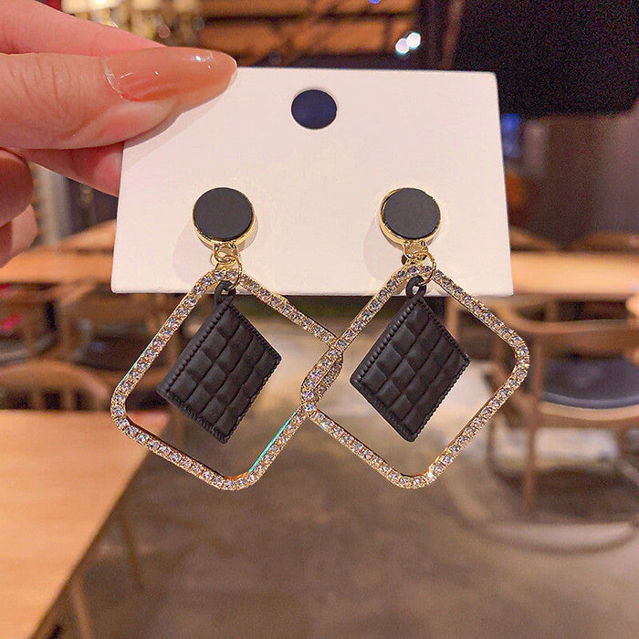 Wholesale Diamond Rhinestone Metal Earrings JDC-ES-XC346 Earrings 夏晨 Wholesale Jewelry JoyasDeChina Joyas De China