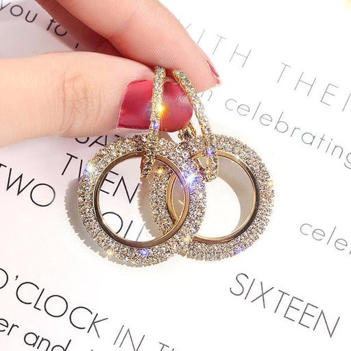 Wholesale diamond ring silver earrings JDC-ES-BY053 Earrings 宝钰 Wholesale Jewelry JoyasDeChina Joyas De China