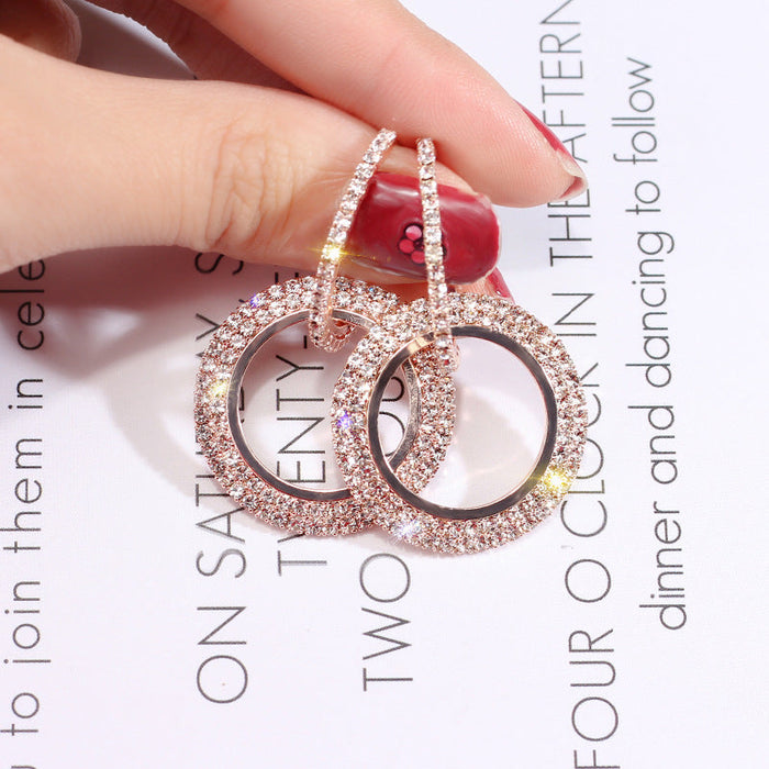 Wholesale diamond ring silver earrings JDC-ES-BY053 Earrings 宝钰 7 Wholesale Jewelry JoyasDeChina Joyas De China