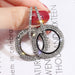 Wholesale diamond ring silver earrings JDC-ES-BY053 Earrings 宝钰 8 Wholesale Jewelry JoyasDeChina Joyas De China
