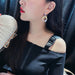 Wholesale diamond ring silver earrings JDC-ES-BY053 Earrings 宝钰 Wholesale Jewelry JoyasDeChina Joyas De China