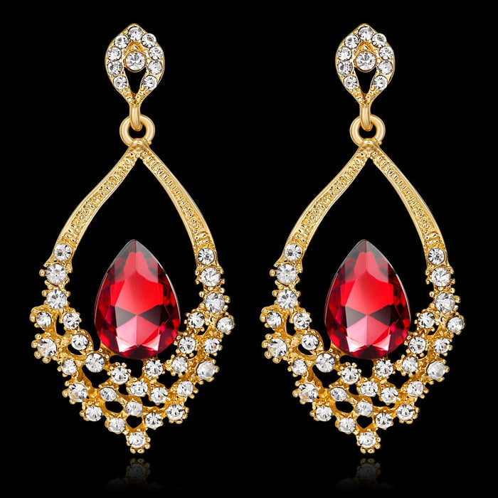 Wholesale diamond set basket alloy earrings JDC-ES-GSDB035 Earrings 丹比华比 Wholesale Jewelry JoyasDeChina Joyas De China