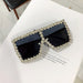 Wholesale diamond-set square frame sunglasses JDC-SG-KD129 Sun Glasses 珂盾 Wholesale Jewelry JoyasDeChina Joyas De China