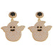 Wholesale diamond-studded Halloween ghost alloy earrings JDC-ES-V224 earrings JoyasDeChina Pearl Wholesale Jewelry JoyasDeChina Joyas De China