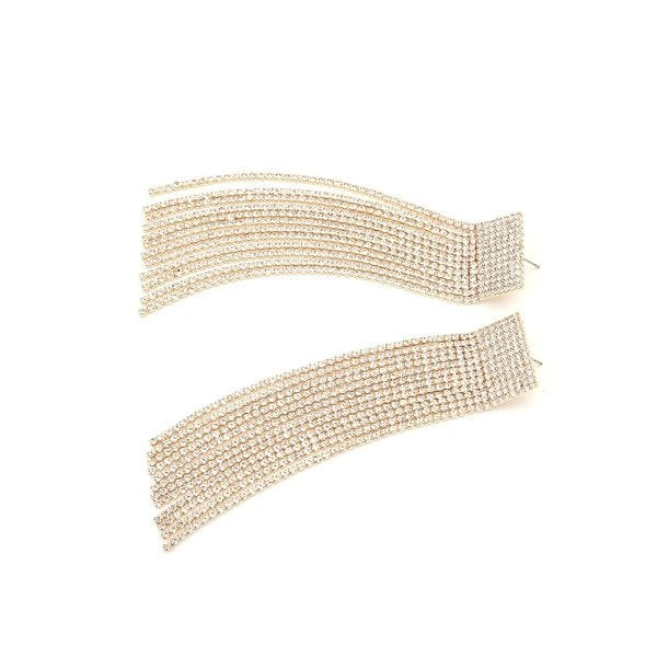 Wholesale diamond Tassel Earrings JDC-ES-MY175 Earrings 曼茵 Wholesale Jewelry JoyasDeChina Joyas De China
