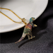 Bulk Jewelry Wholesale Dinosaur pendant necklace HIP HOP JDC-ag125 Wholesale factory from China YIWU China