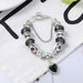 Wholesale DIY Alloy Black Heart Snake Bone Bracelet (F) JDC-BT-XingL041 Bracelet 星銮 Wholesale Jewelry JoyasDeChina Joyas De China