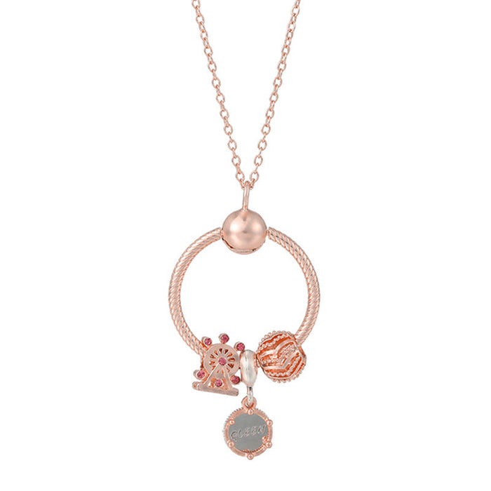 Wholesale DIY Alloy Heart Pendant Necklace JDC-NE-XingL003 Necklaces 星銮 Wholesale Jewelry JoyasDeChina Joyas De China