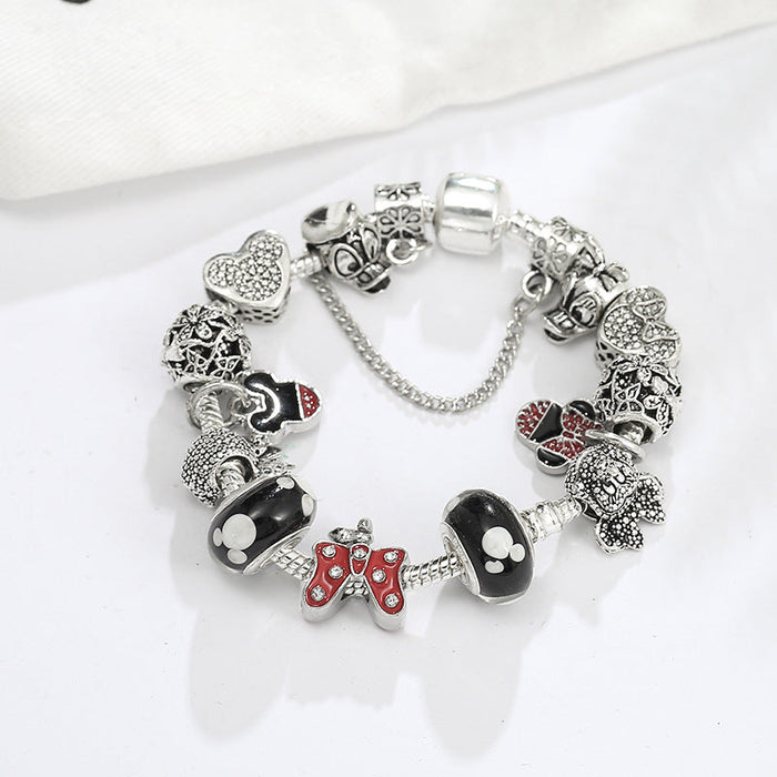 Wholesale DIY Alloy Rhinestone Bow Bracelet (F) JDC-BT-XingL044 Bracelet 星銮 Wholesale Jewelry JoyasDeChina Joyas De China