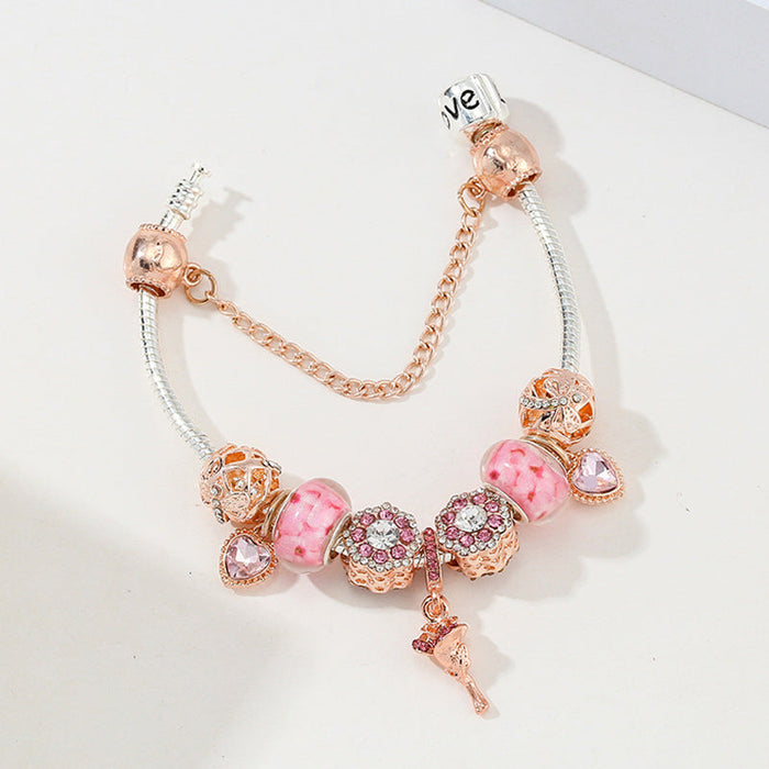 Wholesale DIY Beaded Rose Alloy Bracelet JDC-BT-XingL004 Bracelet 星銮 Wholesale Jewelry JoyasDeChina Joyas De China