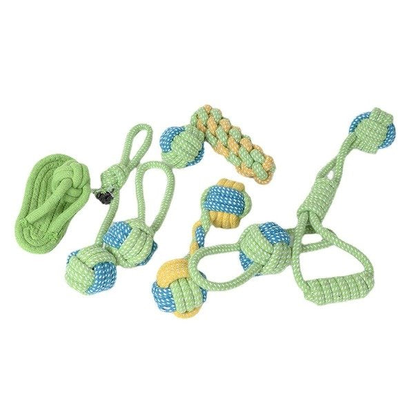Wholesale dog cotton rope knot bite resistant toys pack of 2 JDC-PT-FP008 Pet Toy 沣沛 Wholesale Jewelry JoyasDeChina Joyas De China