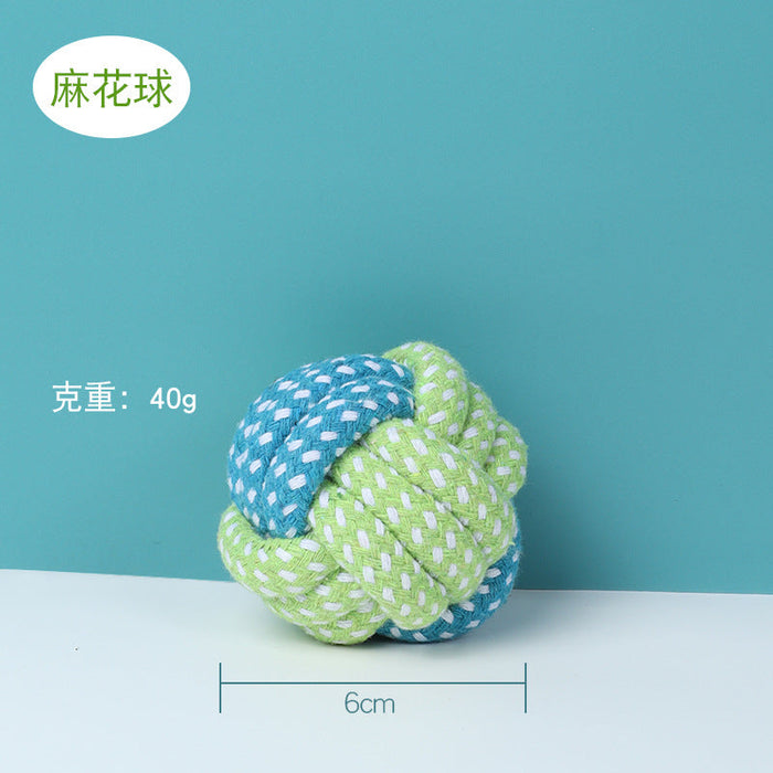 Wholesale dog cotton rope knot bite resistant toys pack of 2 JDC-PT-FP008 Pet Toy 沣沛 A MINIMUM 2 Wholesale Jewelry JoyasDeChina Joyas De China