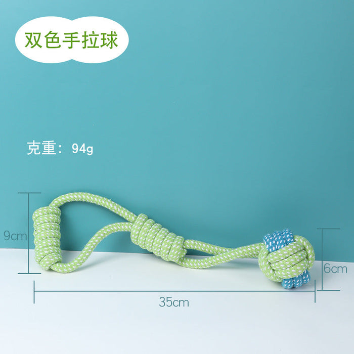 Wholesale dog cotton rope knot bite resistant toys pack of 2 JDC-PT-FP008 Pet Toy 沣沛 F MINIMUM 2 Wholesale Jewelry JoyasDeChina Joyas De China