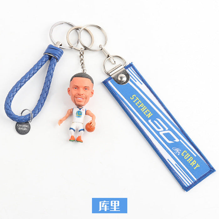 Wholesale doll character pendant small gifts JDC-KC-XYD006 Keychains JoyasDeChina Curie + webbing + resin Wholesale Jewelry JoyasDeChina Joyas De China