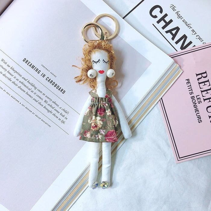 Wholesale Doll Cotton Keychain JDC-KC-LX043 Keychains 恋希 HQZ Wholesale Jewelry JoyasDeChina Joyas De China