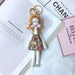Wholesale Doll Cotton Keychain JDC-KC-LX043 Keychains 恋希 HQZ Wholesale Jewelry JoyasDeChina Joyas De China