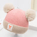 Wholesale double ball red wool hat JDC-FH-GSYH051 FashionHat 予画 Pink Average code Wholesale Jewelry JoyasDeChina Joyas De China