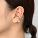 Wholesale double color alloy earrings JDC-ES-W404 Earrings JoyasDeChina Wholesale Jewelry JoyasDeChina Joyas De China