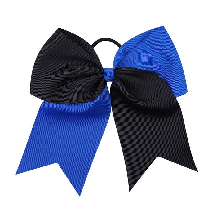 Wholesale double color dovetail bow children hair band JDC-HS-YL060 Hair Scrunchies 雅伦 Wholesale Jewelry JoyasDeChina Joyas De China