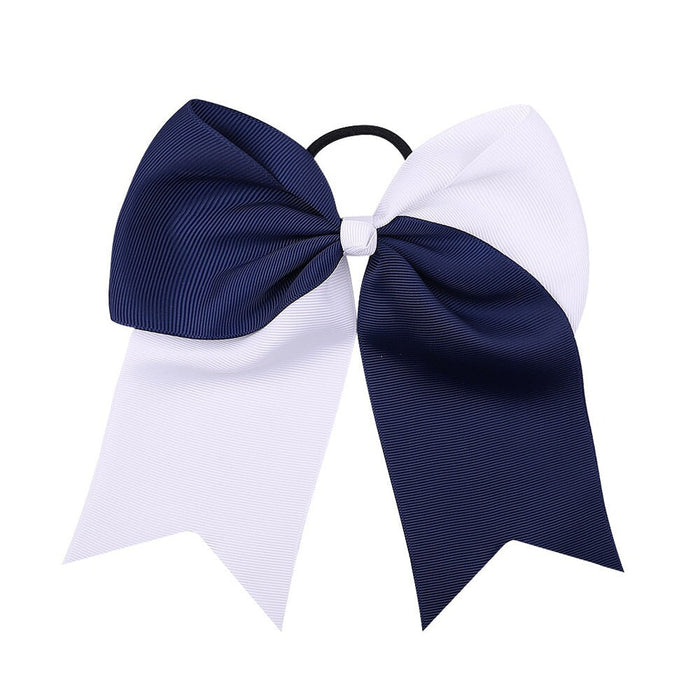 Wholesale double color dovetail bow children hair band JDC-HS-YL060 Hair Scrunchies 雅伦 Wholesale Jewelry JoyasDeChina Joyas De China