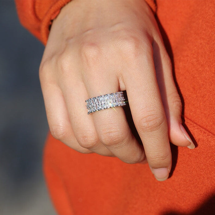 Wholesale double drainage drip zircon ring JDC-RS-Caos004 Rings 曹适 Wholesale Jewelry JoyasDeChina Joyas De China