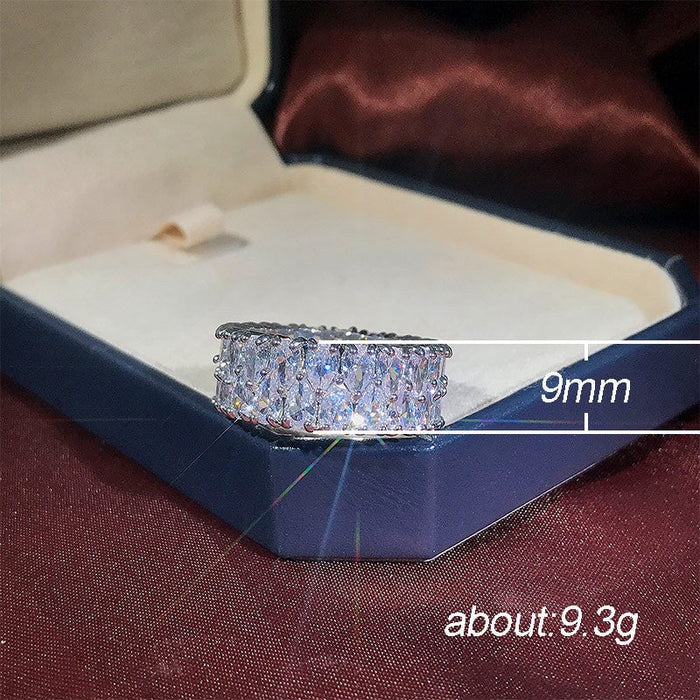Wholesale double drainage drip zircon ring JDC-RS-Caos004 Rings 曹适 Wholesale Jewelry JoyasDeChina Joyas De China