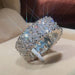 Wholesale double drainage drip zircon ring JDC-RS-Caos004 Rings 曹适 Wholesale Jewelry JoyasDeChina Joyas De China