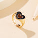 Wholesale Double Heart Alloy Rings JDC-RS-F104 Rings 韩之尚 5408501 / Wholesale Jewelry JoyasDeChina Joyas De China