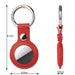 Wholesale Double Hole AirTag Leather Case Anti-Lost Keychain JDC-KC-QYS002 Keychains 清壹色 Wholesale Jewelry JoyasDeChina Joyas De China